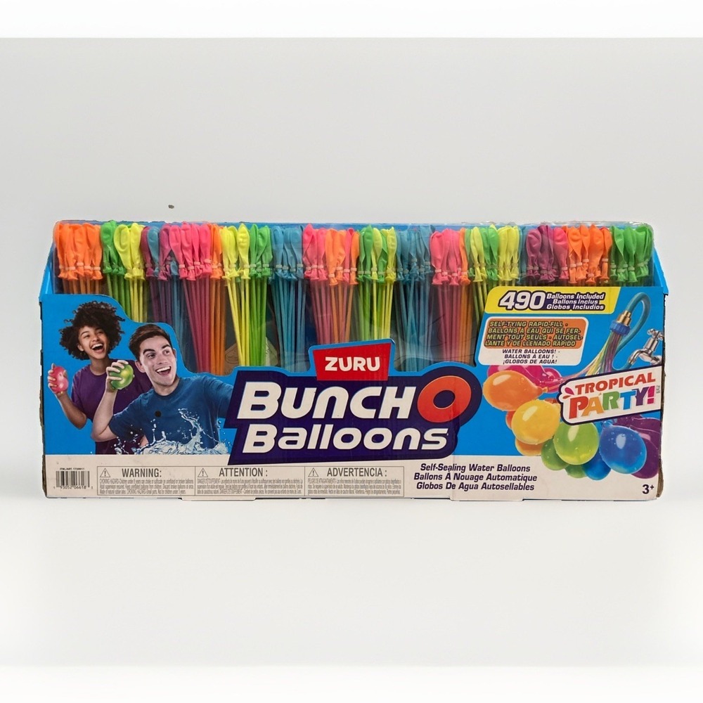 Zuru Bunch O Balloons. 490 Balloons Self-tying Rapid-fill New